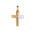 Σταυρός με Ζιργκόν Δίχρωμος Κ14 - 13010CZ