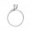 Δαχτυλίδι Μονόπετρο με Διαμάντι Λευκόχρυσος Κ18 - 13020