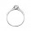 Δαχτυλίδι Μονόπετρο με Διαμάντια Λευκόχρυσος Κ18 - 13084