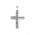 Σταυρός Σαγρέ με Ζιργκόν Λευκόχρυσος Κ14 - 13094CZ