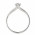 Δαχτυλίδι Μονόπετρο με Διαμάντι Λευκόχρυσος Κ18 - 062601R