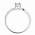 Δαχτυλίδι Μονόπετρο με Ζιργκόν Λευκόχρυσος Κ14 - 07124