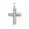 Σταυρός με Ζιργκόν Λευκόχρυσος Κ14 - 13059CZ